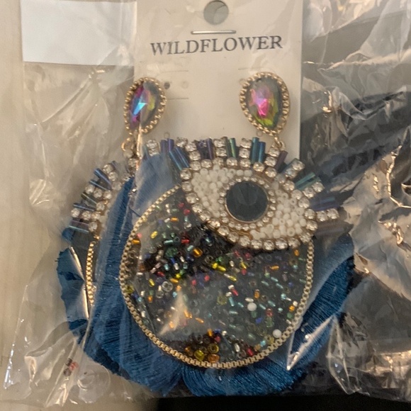 Handmade Boho beaded earrings 3 - Picture 6 of 9